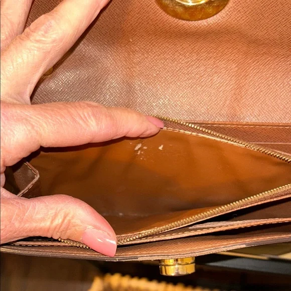 Louis Vuitton Brown and Tan Monogram Wallet - Picture 11 of 16